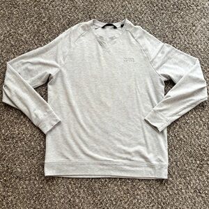 Travis Mathew Men Sweatshirt Large Gray Heather